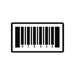 Barcode Icon Vector Logo Template