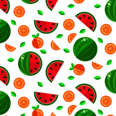 bright fruit pattern