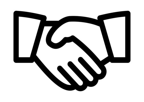 handshake icon vector design illustration