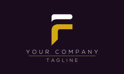 Fototapeta na wymiar Letter F Logo Design, Creative Modern Icon F