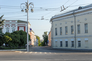 Morning Vladimir city street view