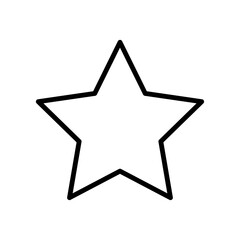 star icon vector design template in white background