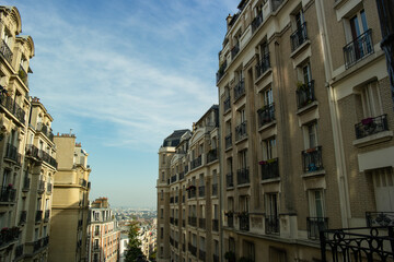Fototapeta na wymiar View in Montmartre