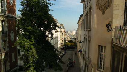 View of Paris in Montmartre