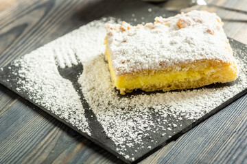 cake with pudding