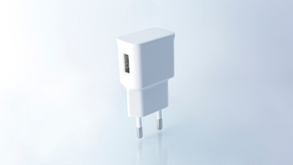 Closeup smart phone charger head
