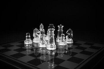 20th of july International chess day background.