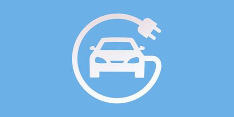 urban photography of point for electric car charge mobility station