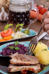 bavarian roasted pork