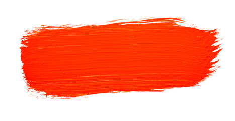 Bright red abstract aquarel watercolor background. Colorful red acrylic watercolor brush strokes.