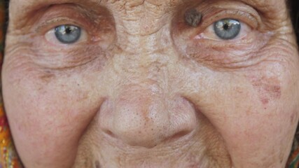 eyes of the old woman,