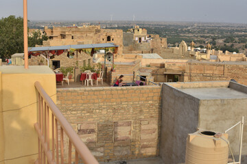 the cityscape of Jaisalmer of Rajasthan