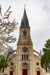 Fototapeta na wymiar Reims, France, Saint Andre church