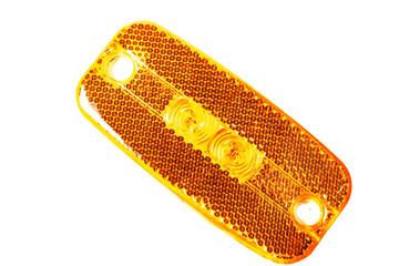 Truck rear LED side light isolated white background