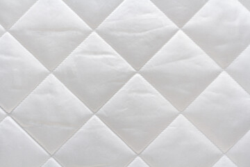 white cotton quilted fabric macro