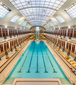 Vienna, Austria: Amalienbad  beautiful vintage swimmingpool interior