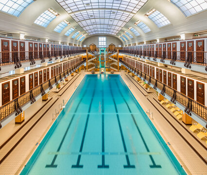 Vienna, Austria: Amalienbad  beautiful vintage swimmingpool interior