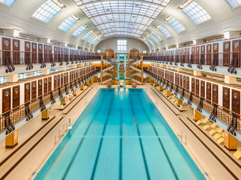 Vienna, Austria: Amalienbad  beautiful vintage swimmingpool interior