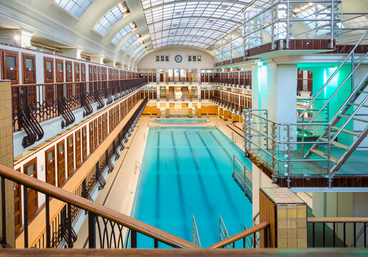 Vienna, Austria: Amalienbad  beautiful vintage swimmingpool interior