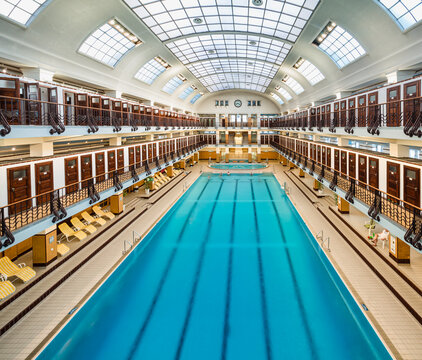 Vienna, Austria: Amalienbad  beautiful vintage swimmingpool interior