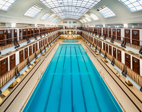 Vienna, Austria: Amalienbad  beautiful vintage swimmingpool interior