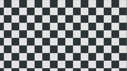 Fototapeta premium black and white checkers. Pattern