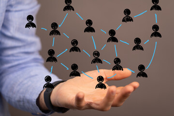 Digital Network and data concept.