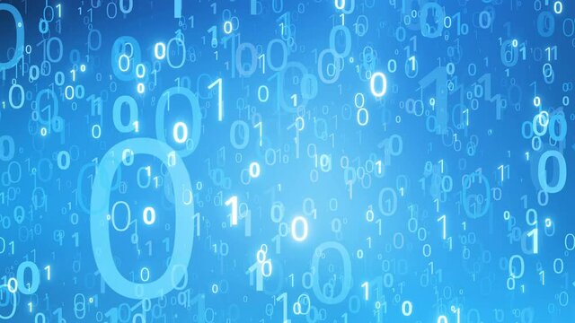 binary code numbers background data technology