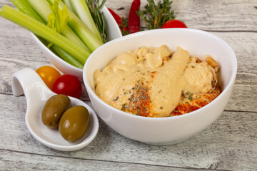 Vegan cuisine - Humus