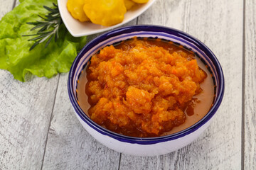 Zucchini squash caviar