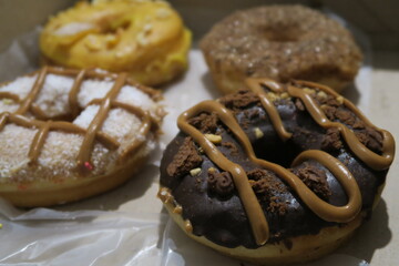 Delicious Doughnuts in a box