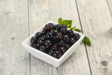 Fresh ripe sweet black currant
