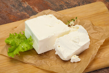 Greek traditional Feta soft cheese