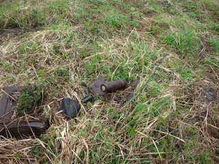 Obraz premium Military excavations near Novgorod the Great, Russia, 2011 (156)