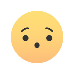 Cute emoji - emoticon icon. Vector illustration.
