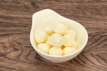 Natural tasty baby Mozarella cheese