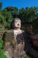 he Giant Leshan Buddha near Chengdu, China