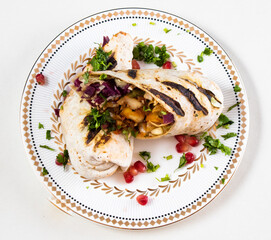 Raps on plate 