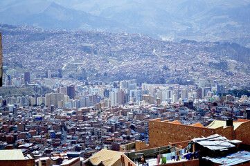 Ciudad de La Paz vista desde El Alto