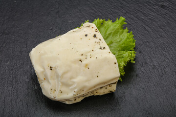 Halloumi cheese with mint for grill