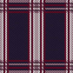 Tartan plaid in red and blue hues