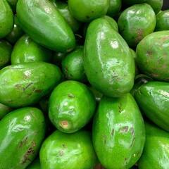 fresh green cucumbers