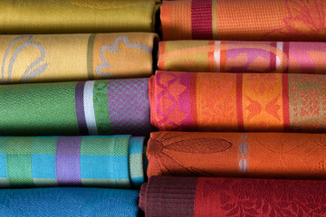 colorful cotton textiles 