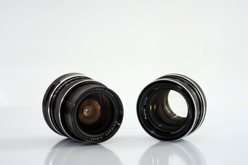 Carl Zeiss planar HFT 50mm f1,4 and Distagon 25mm f2,8 vintage lenses