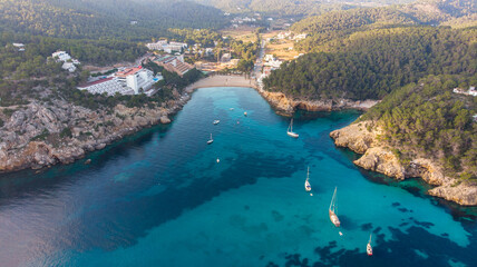 Fototapeta premium Port San Miguel Ibiza