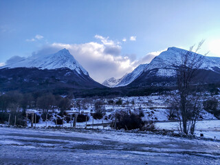 winter in the mountains