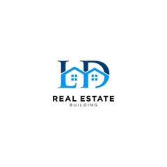 Real Estate Abstract Home Natural Logo Design
