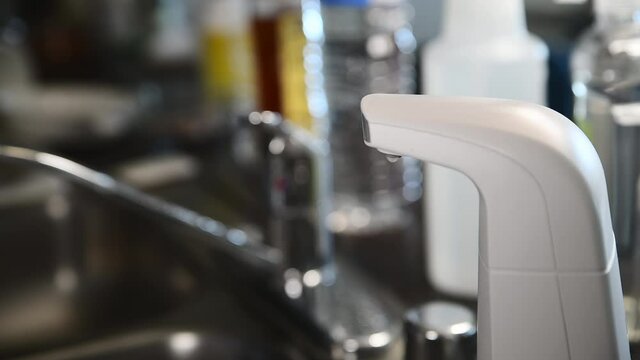 Soap on hand