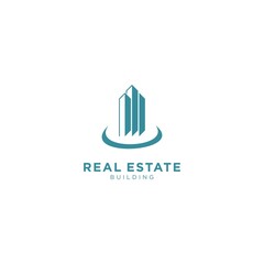 building / real estate logo template