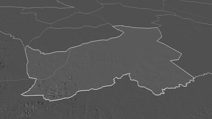Logone Oriental, Chad - outlined. Bilevel